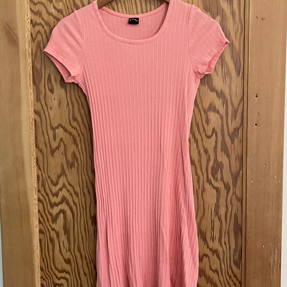 Art Class Pink Ribbed Top